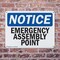 Signmission Emergency Assembly Point, 24 in W x Rectangle, Plastic OS-2PACK-NS-P-1824-L-11754 - alternate 2